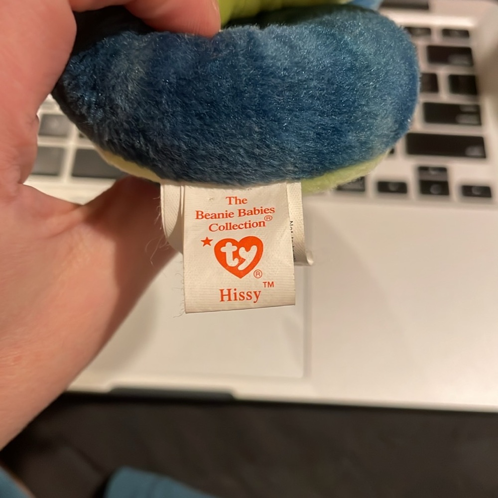 RETIRED Hissy beanie baby - Picture 5 of 6